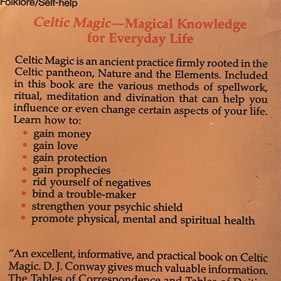 Llewellyn Celtic Magic reference book folklore selfhelp pagan - Picture 2 of 7